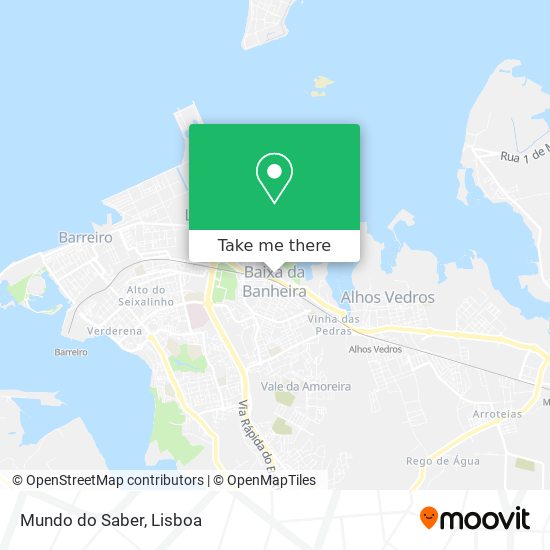 Mundo do Saber mapa
