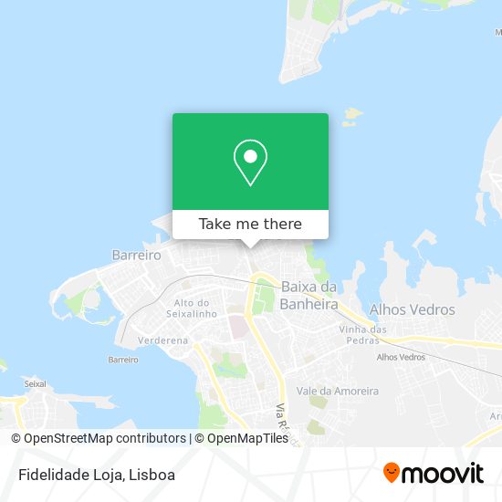 Fidelidade Loja map