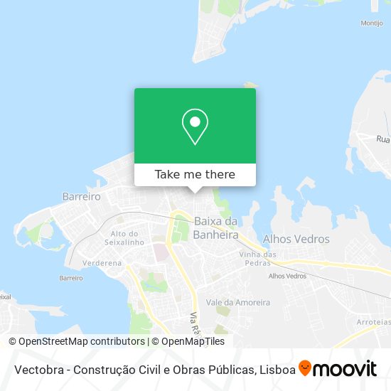 Vectobra - Construção Civil e Obras Públicas map