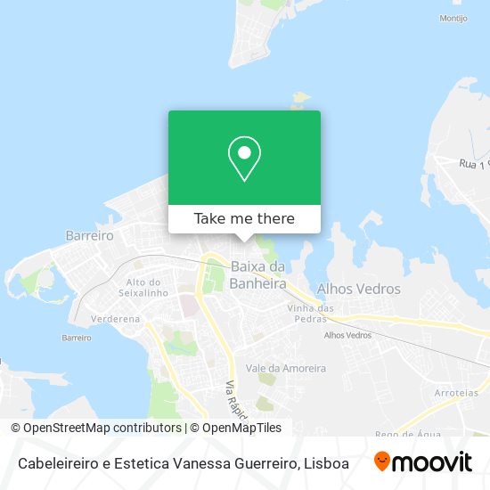 Cabeleireiro e Estetica Vanessa Guerreiro map