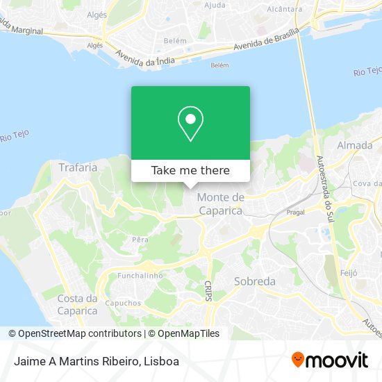 Jaime A Martins Ribeiro mapa