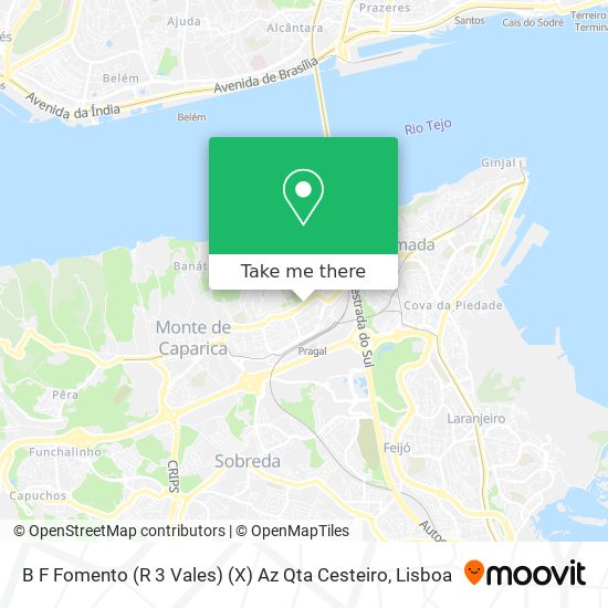 B F Fomento (R 3 Vales) (X) Az Qta Cesteiro map
