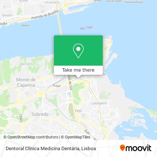 Dentoral Clínica Medicina Dentária map