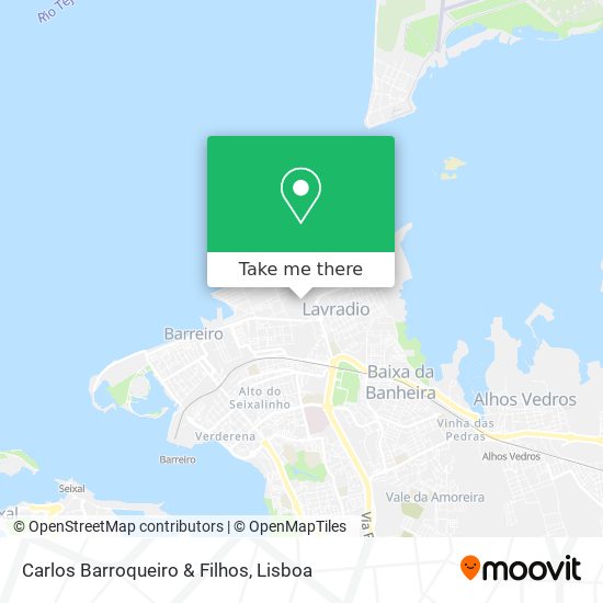 Carlos Barroqueiro & Filhos map