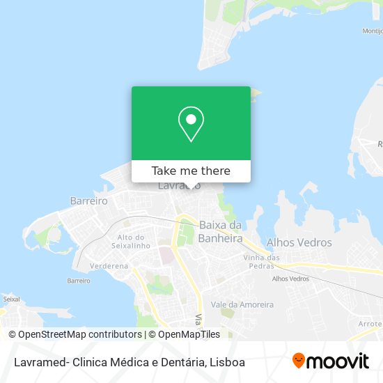 Lavramed- Clinica Médica e Dentária map