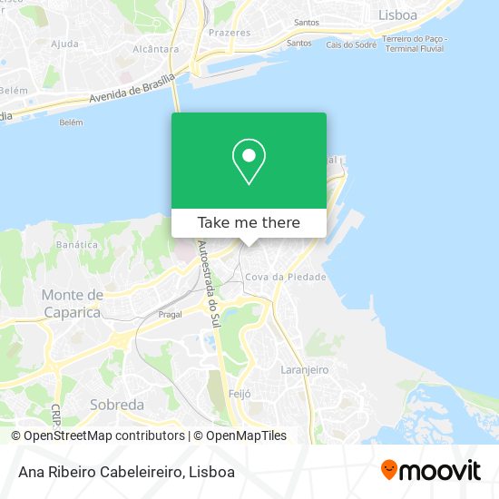 Ana Ribeiro Cabeleireiro map