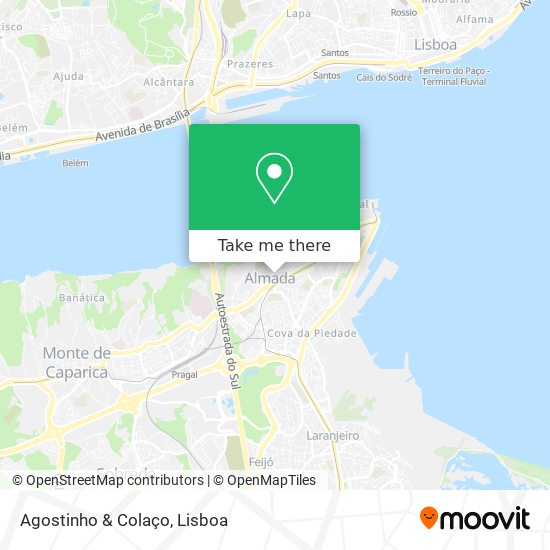 Agostinho & Colaço mapa