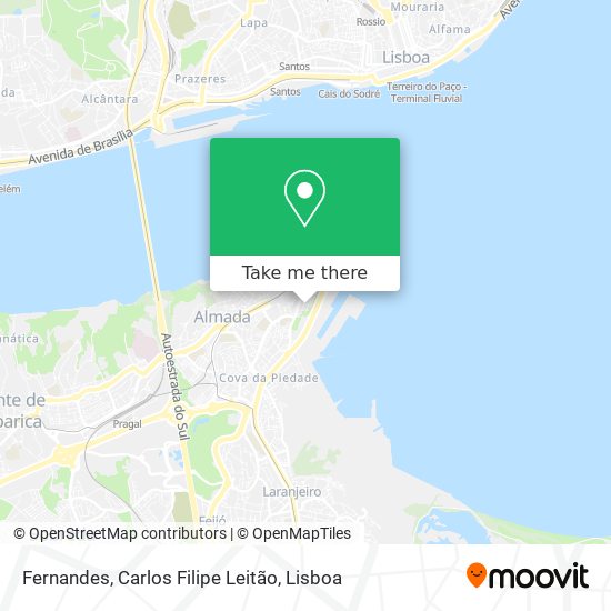 Fernandes, Carlos Filipe Leitão mapa