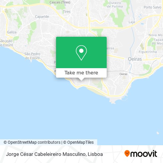 Jorge César Cabeleireiro Masculino map