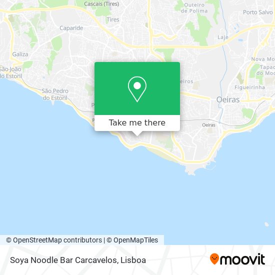 Soya Noodle Bar Carcavelos map