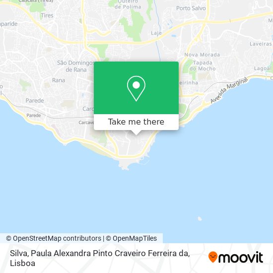 Silva, Paula Alexandra Pinto Craveiro Ferreira da map
