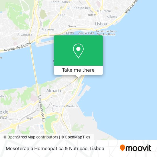 Mesoterapia Homeopática & Nutrição mapa