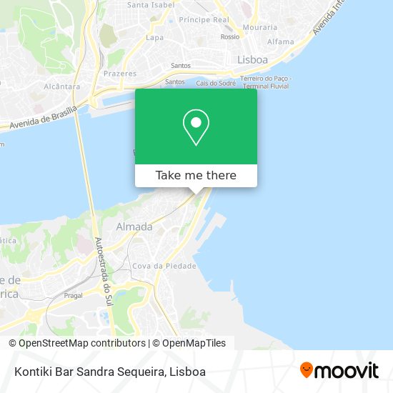 Kontiki Bar Sandra Sequeira mapa