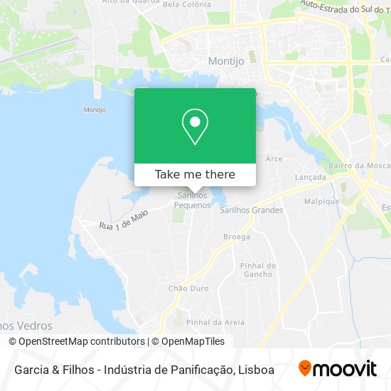 Garcia & Filhos - Indústria de Panificação map