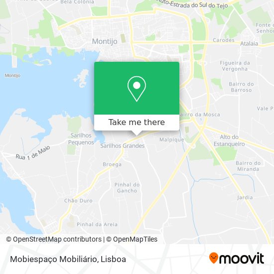 Mobiespaço Mobiliário map