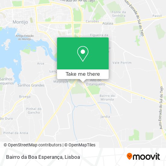 Bairro da Boa Esperança map
