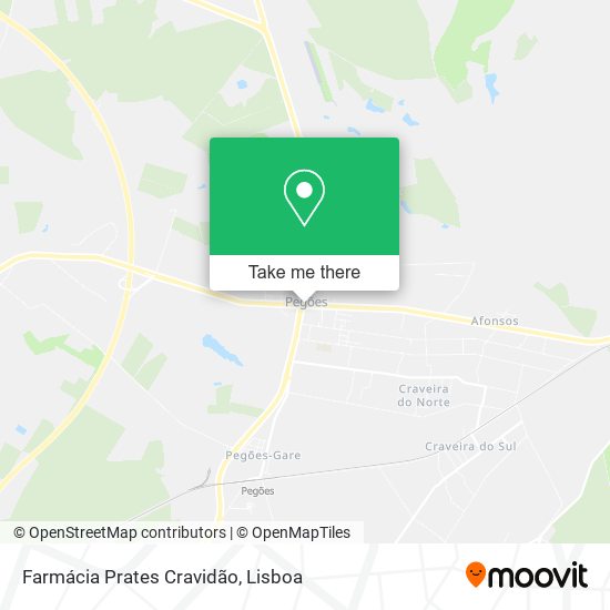 Farmácia Prates Cravidão map