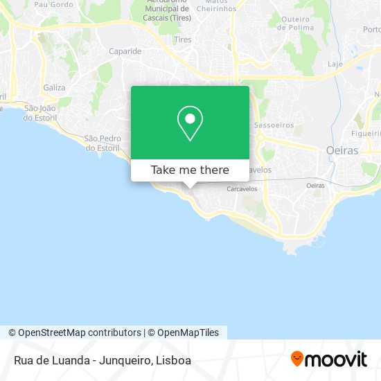 Rua de Luanda - Junqueiro mapa