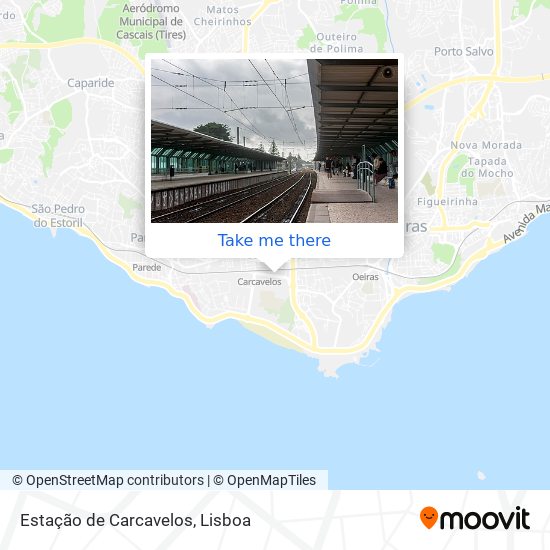 Estação de Carcavelos map