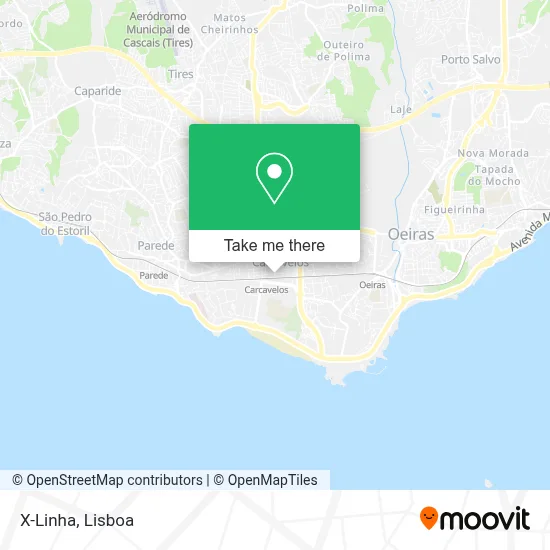 X-Linha map