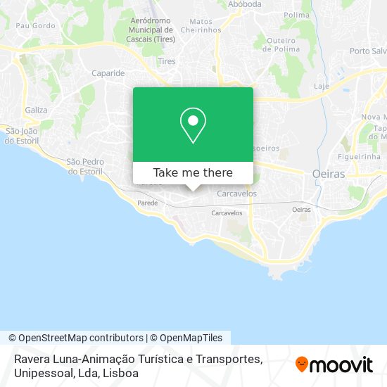 Ravera Luna-Animação Turística e Transportes, Unipessoal, Lda map