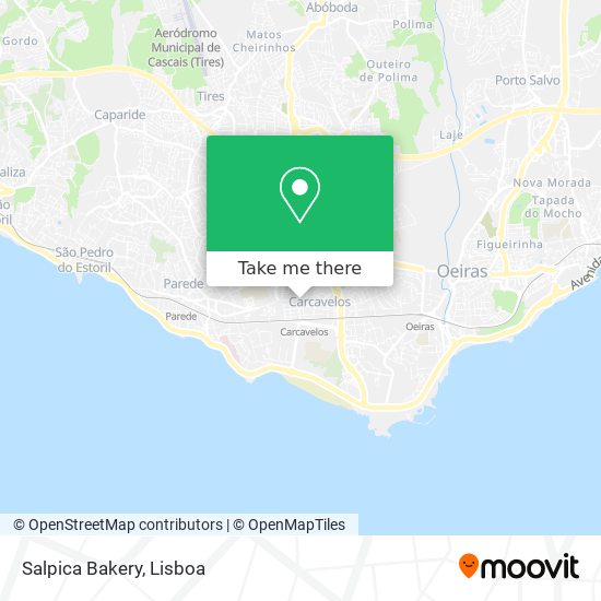 Salpica Bakery mapa