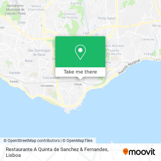 Restaurante A Quinta de Sanchez & Fernandes map