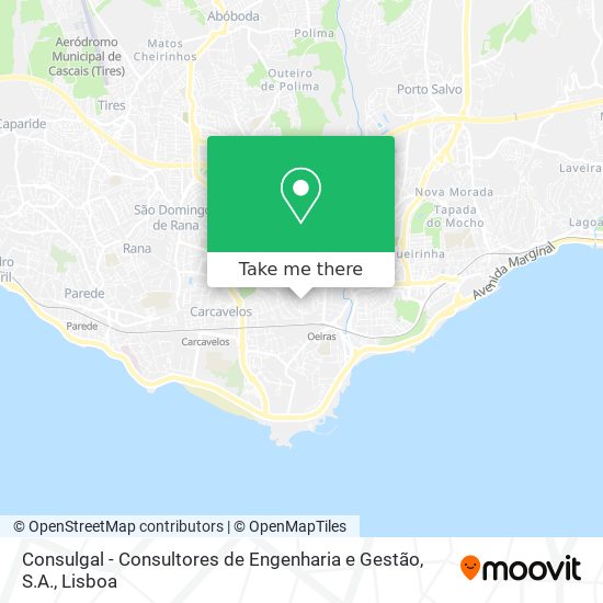 Consulgal - Consultores de Engenharia e Gestão, S.A. map