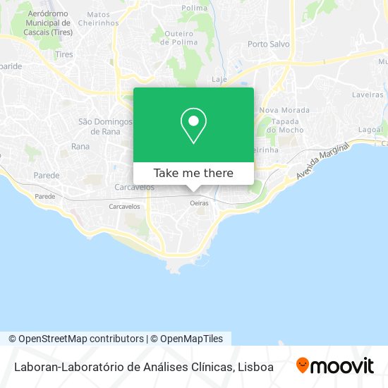 Laboran-Laboratório de Análises Clínicas mapa
