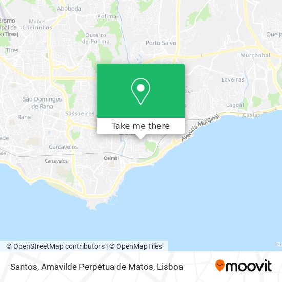 Santos, Amavilde Perpétua de Matos mapa