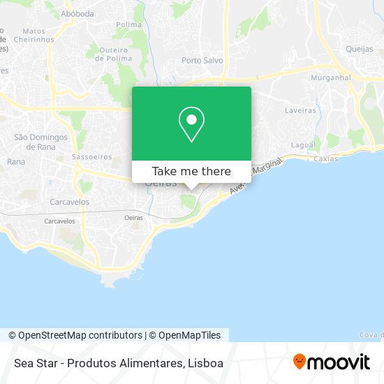 Sea Star - Produtos Alimentares map