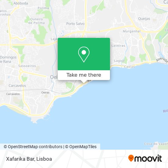 Xafarika Bar mapa