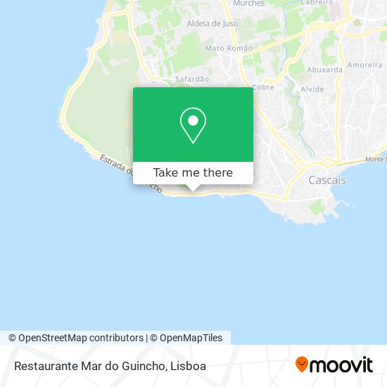 Restaurante Mar do Guincho map