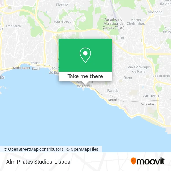 Alm Pilates Studios map