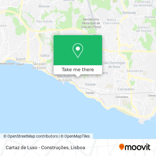 Cartaz de Luxo - Construções mapa