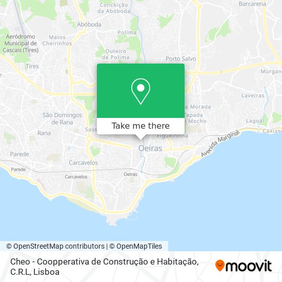 Cheo - Coopperativa de Construção e Habitação, C.R.L map