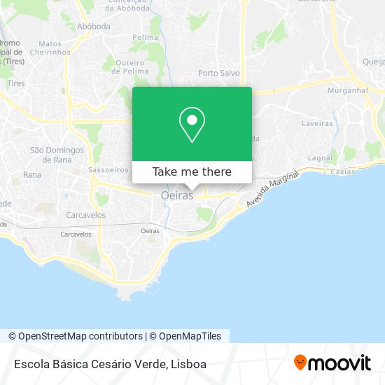 Escola Básica Cesário Verde map