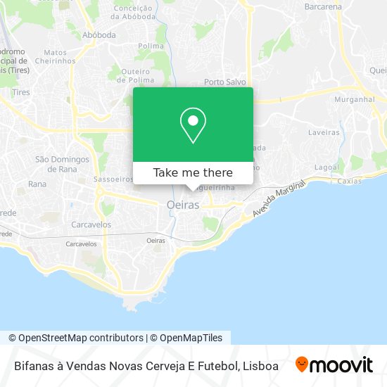 Bifanas à Vendas Novas Cerveja E Futebol map