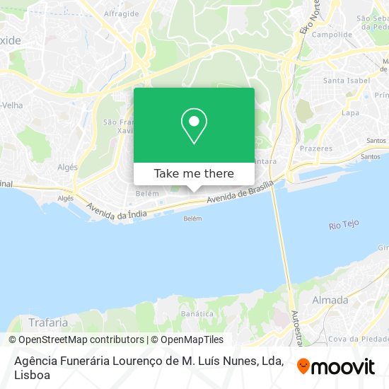 Agência Funerária Lourenço de M. Luís Nunes, Lda map