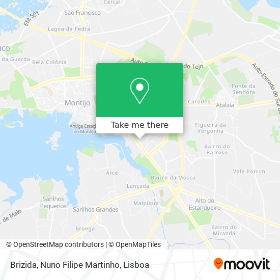 Brizida, Nuno Filipe Martinho map