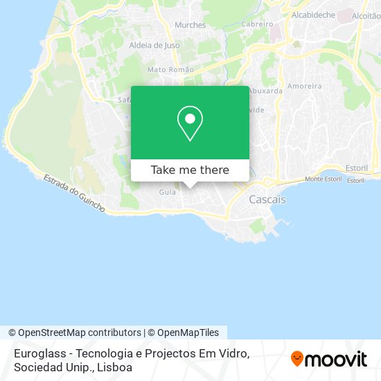 Euroglass - Tecnologia e Projectos Em Vidro, Sociedad Unip. map