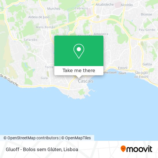 Gluoff - Bolos sem Glúten map