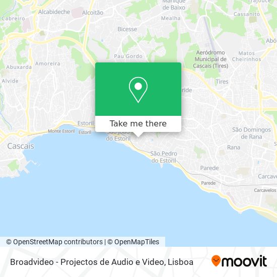 Broadvideo - Projectos de Audio e Video mapa