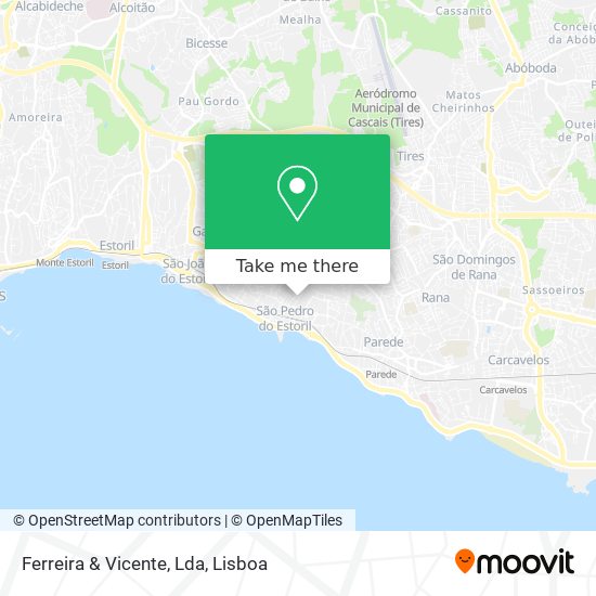 Ferreira & Vicente, Lda map