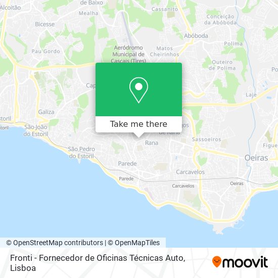 Fronti - Fornecedor de Oficinas Técnicas Auto mapa