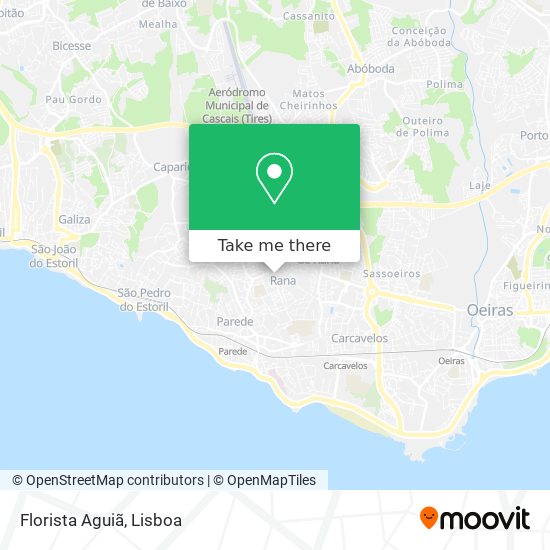 Florista Aguiã mapa