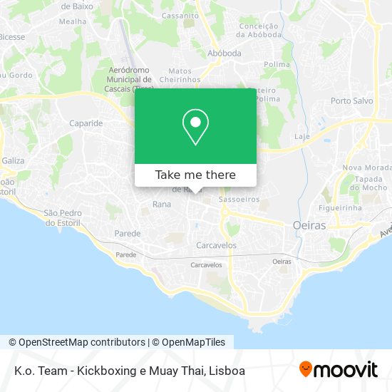 K.o. Team - Kickboxing e Muay Thai map