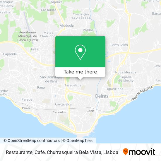 Restaurante, Café, Churrasqueira Bela Vista mapa