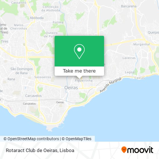 Rotaract Club de Oeiras mapa