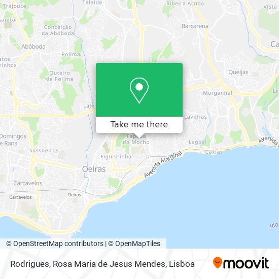 Rodrigues, Rosa Maria de Jesus Mendes map